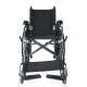 Sedia a rotelle pieghevole| Braccioli ribaltabili | Pedane sollevabili | Premium | Nero | Giralda | Mobiclinic - Foto 3
