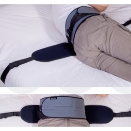 Cintura di contenimento per letto | Imbottita | Chiusura con fibbia | Per letti da 90 cm