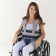 Cintura per sedia a rotelle | Contenzione | Addominale | Pelvica | 2 Taglie | Protezione - Foto 1