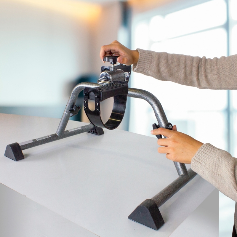 Cyclette Mini Da Casa EVOLAND - Pedaliera Per Braccia E Gambe Con Display LCD - Foto 10