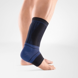 Bauerfeind cavigliera elastica rinforzata |Cuscinetto con ali| Nero | Varie taglie | AchilloTrain Pro