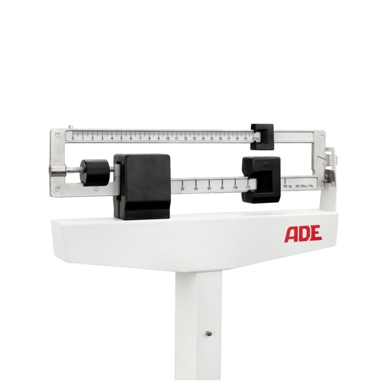 Bilancia meccanica fino a 200 KG, Misurazione del peso e dell'altezza, Con misuratore di altezza, M318800