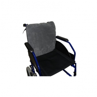 Protettore/schienale per sedia a rotelle | Colore: grigio | 42x42cm | Suapel