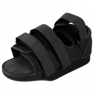 Scarpa talo post-chirurgico | Chiusura in velcro | Colore nero | Ambidestro | Varie taglie