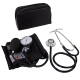 Pack tensiometro da braccio manuale e Fonendoscopio | Stetoscopio in alluminio a doppia campana | Mobiclinic - Foto 1
