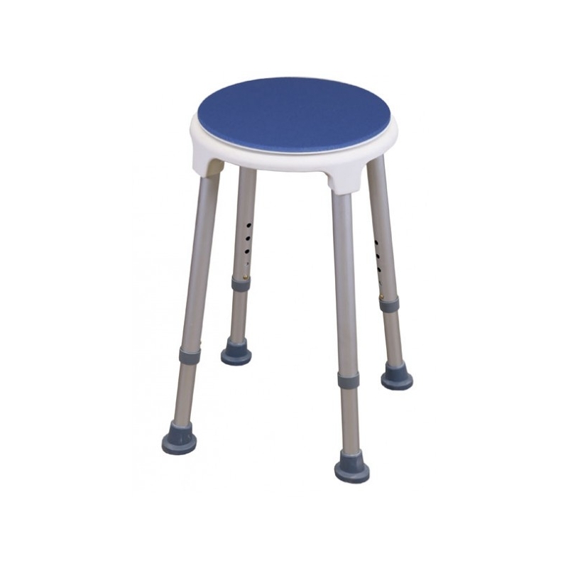 Sgabello da doccia girevole, Sedile blu