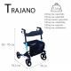 Deambulatore per anziani | Freni sulle maniglie | Sedile e schienale| Trajano | Deluxe | Mobiclinic - Foto 12