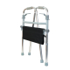 Deambulatore senza ruote | Sedile in tela | Alluminio | Peso 3,25 kg | Pieghevole | Regolabile | Tacchetti antiscivolo - Foto 5
