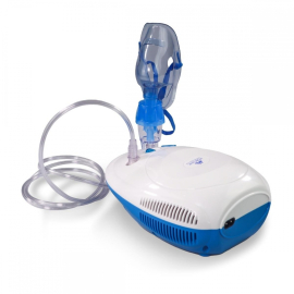 Nebulizzatore | Aerosolterapia | Mini | Bianco e blu | Neb-1 | Mobiclinic