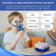 Nebulizzatore | Portatile | Mini | Bianco e blu | Neb-2 | Mobiclinic - Foto 3