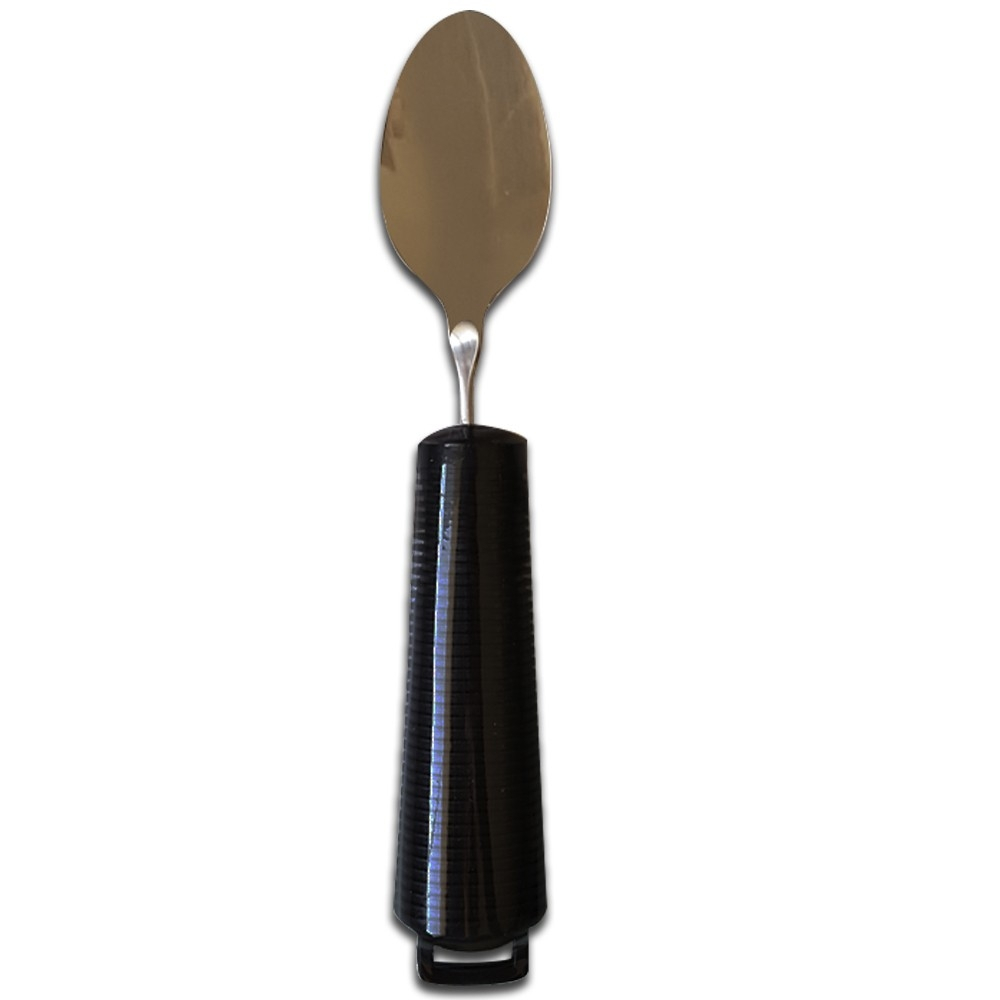 Cucchiaio pieghevole lateralmente, posate per disabili, ergonomico, acciaio inox, mobiclinic