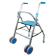 Girello per anziani | Pieghevole | Alluminio | Sedile | 2 ruote | Leggero | Deluxe | Future | Mobiclinic - Foto 1
