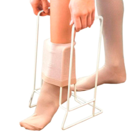 Infila calze elastiche | Metti calze | Ausili per disabili | Plastica | Bianco