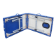 Lettino per massaggi pieghevole |Poggiatesta | Portatile | Alluminio | 186 x 60 cm | Blu | CA-01 PLUS | Mobiclinic - Foto 5