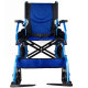 Sedia a rotelle | Pieghevole | Alluminio | Poggiapiedi rimovibile | Blu | Pirámide | Mobiclinic - Foto 1