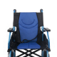Sedia a rotelle | Pieghevole | Alluminio | Poggiapiedi rimovibile | Blu | Pirámide | Mobiclinic - Foto 2