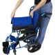 Sedia a rotelle | Pieghevole | Alluminio | Poggiapiedi rimovibile | Blu | Pirámide | Mobiclinic - Foto 11