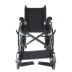 Sedia a rotelle pieghevole| Braccioli ribaltabili | Pedane sollevabili | Premium | Nero | Giralda | Mobiclinic - Foto 4