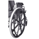Sedia a rotelle pieghevole| Braccioli ribaltabili | Pedane sollevabili | Premium | Nero | Giralda | Mobiclinic - Foto 5