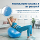 Palla da pilates | 58 cm | Antiscivolo | Antiforatura | Include pompa per gonfiarla | Lavabile | Blu| PY-01 | Mobiclinic - Foto 2