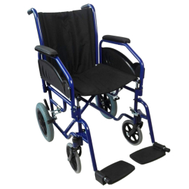 Sedia a rotelle di transito premium | Pieghevole | Braccioli e poggiapiedi rimovibili | Maestranza | Mobiclinic