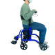 Deambulatore pieghevole | Alluminio | Sedile e schienale | 4 ruote | Picasso | VIP | Mobiclinic - Foto 10