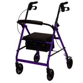 Deambulatore rollator | Pieghevole |Con ruote e freni | Speciale artrite