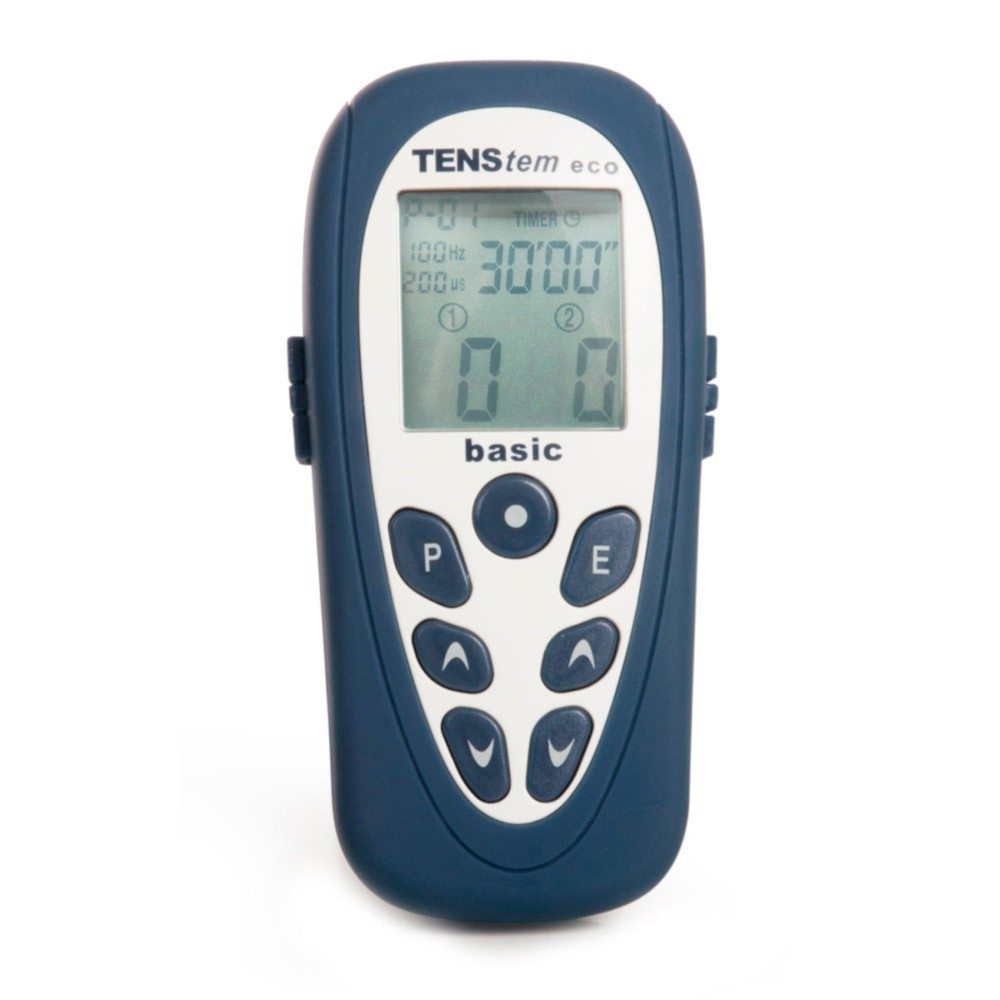 Elettrostimolatore portatile, allevio del dolore con elettrodi, 16 programmi, tens eco basic (Schwa-medico gmbh)
