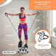 Step machine | Elastici | Tonifica gambe e braccia | Schermo LCD | Velocità max. 120 kg | Acciaio | StepPlus - Foto 3