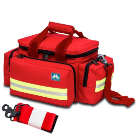 Borsa Infermiere Domiciliare, Borsa per Kit di Pronto Soccorso  Professionale con 4 Ampi Scomparti per Le Forniture Mediche D'Emergenza, a  Mano o a Spalla 2 Usi Borsa Infermiere (Solo Borsa) (Red) 