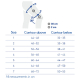 Ginocchiera elastica | Stabilizzatore | Fasce laterali | Cuscinetto viscoelastico | Beige | Varie misure | GenuTrain - Foto 5