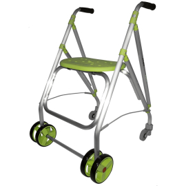 Deambulatore rollator | Pieghevole | Alluminio | Pistacchio| ARA-PLUS | Forta