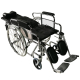 Sedia a rotelle pieghevole | Schienale reclinabile| Ortopedico | Poggiagambe e poggiatesta | Obelisco | Mobiclinic - Foto 2