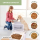 Contenitore per mangimi | 8 Kg - 20 L | Chiusura sicura | Con ruote | Include paletta e misurino | Bianco | FeedPet | Mobiclinic - Foto 3