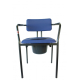 Sedia con water e braccioli | Sedia wc con schienale separato | Blu | New Club/Even - Foto 2
