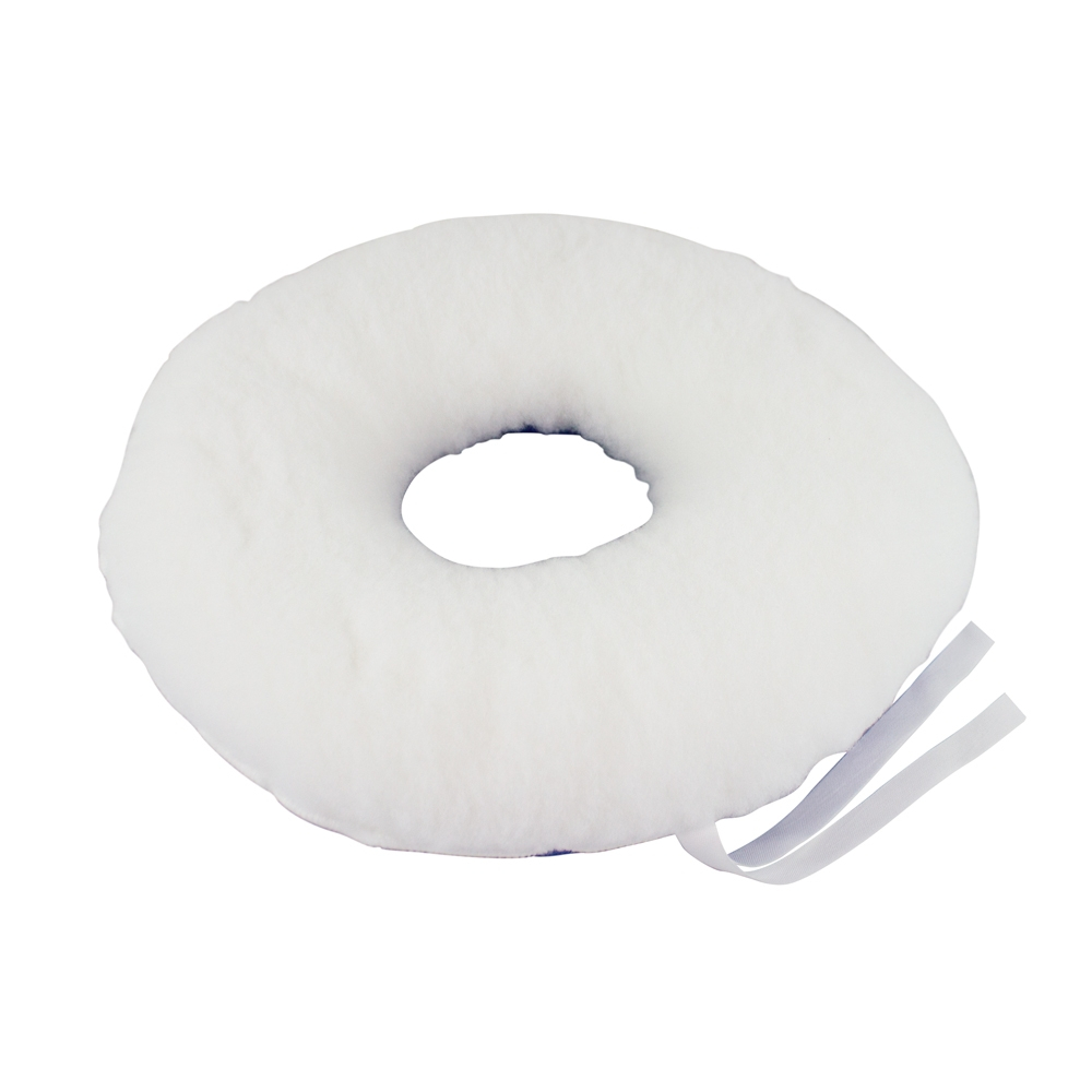 Cuscino antidecubito, tondo, con foro, per sedia o divano, 44 x 44 cm, mobiclinic