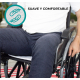 Pack di 3 panni assorbenti riutilizzabili per sedie a rotelle | 40 x 38 cm | 450 lavaggi | Mobiclinic - Foto 11