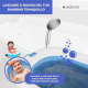 Pacchetto bagnetto | Vaschetta per bambini | Pieghevole | Antiscivolo | Blu | Termometro da bagno | Senza mercurio | Mobiclinic - Foto 4