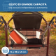 Deambulatore pieghevole | Seduta e schienale | Alluminio | Cesta | Per anziani | Bordeaux| Prado | Mobiclinic - Foto 7