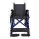 Sedia a rotelle per anziani| Carrozzina disabili | Braccioli e pedane ribaltabili| Acciaio | Blu | Giralda | Mobiclinic - Foto 1