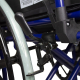 Sedia a rotelle per anziani| Carrozzina disabili | Braccioli e pedane ribaltabili| Acciaio | Blu | Giralda | Mobiclinic - Foto 6