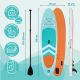 Tavola da surf gonfiabile | 320 x 83 cm |Pagaia regolabile | Pompa | Cintura di sicurezza | Zaino da viaggio | Lilo | Mobiclinic - Foto 2