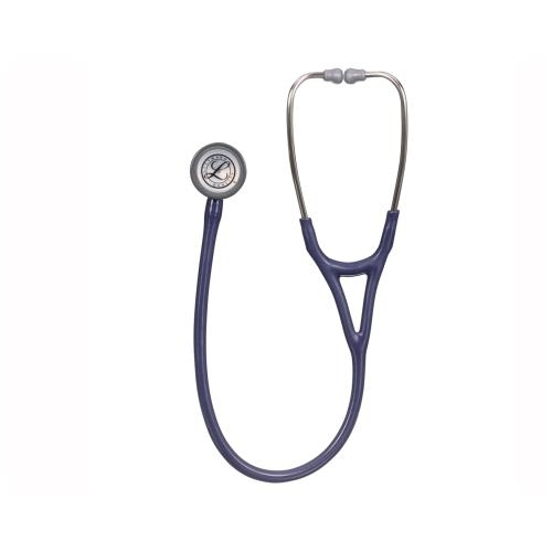 Stetoscopio diagnostico, tubo satinato, blu notte, cardiology iv, littmann