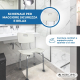 Sedia da bagno | Altezza regolabile | Schienale | Seduta a U | Marisma | Mobiclinic - Foto 7