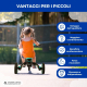 Triciclo 5 in 1 | Convertibile | Regolabile | Max 25 kg | Leggero | 1,5-5 anni | Blu | Chase | Mobiclinic - Foto 6