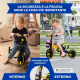 Triciclo 5 in 1 | Convertibile | Regolabile | Max 25 kg | Leggero | 1,5-5 anni | Giallo | Chase | Mobiclinic - Foto 5