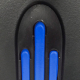 Stampelle | Bastoni canadesi | Alluminio | Impugnatura ergonomica | Nero e blu | Pack: 2 unità | Advance - Foto 3