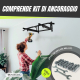 Barra per trazioni da parete | Con ganci per accessori | Include kit per l'ancoraggio | Fino a 250 kg | Modello K2 | Mobiclinic - Foto 2