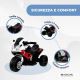 Motocicletta elettrica per bambini | 3 ruote | Con audio | Luce | Motore da 25 W | MobiXplo | Mobiclinic - Foto 3