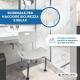 Sedia da bagno | Altezza regolabile | Alluminio | Schienale | Olivo | Mobiclinic - Foto 6